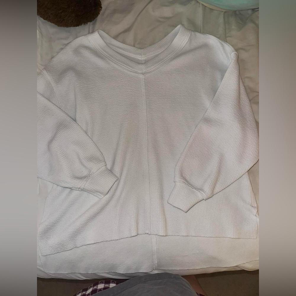Aerie Cream Knit Sweater